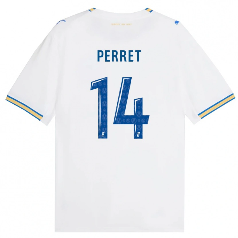 Danxen Pánské Jenny Perret #14 Modrá Bílá Domů Hráčské Dresy 2026/27 Dres