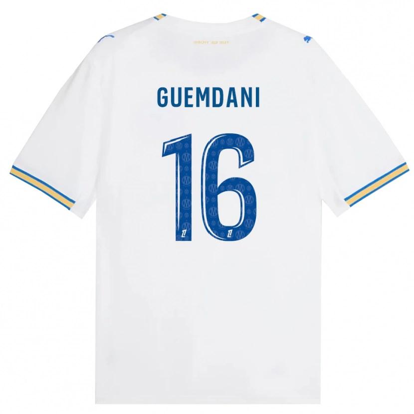 Danxen Pánské Ivan Guemdani #16 Modrá Bílá Domů Hráčské Dresy 2026/27 Dres