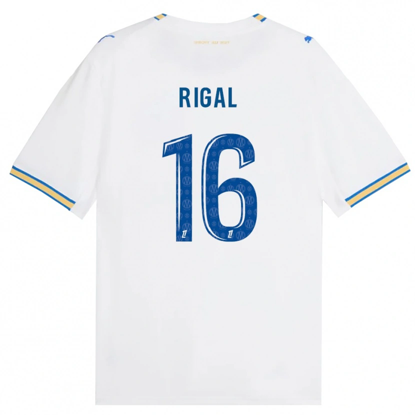 Danxen Pánské Pablo Rigal #16 Modrá Bílá Domů Hráčské Dresy 2026/27 Dres