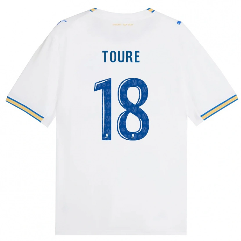 Danxen Pánské Isaak Toure #18 Modrá Bílá Domů Hráčské Dresy 2026/27 Dres