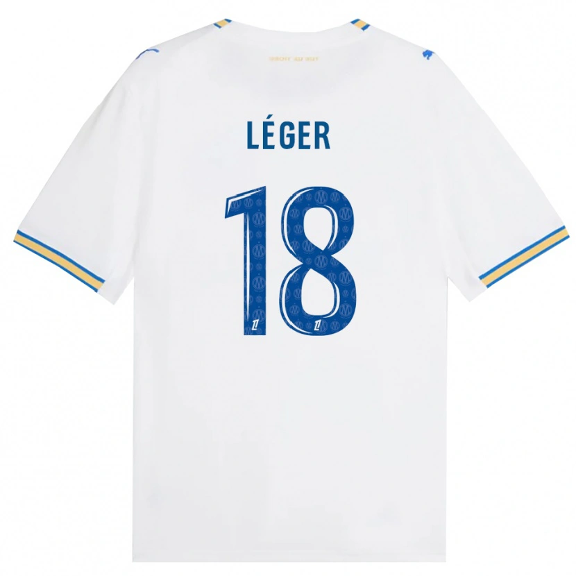 Danxen Pánské Marie-Charlotte Léger #18 Modrá Bílá Domů Hráčské Dresy 2026/27 Dres
