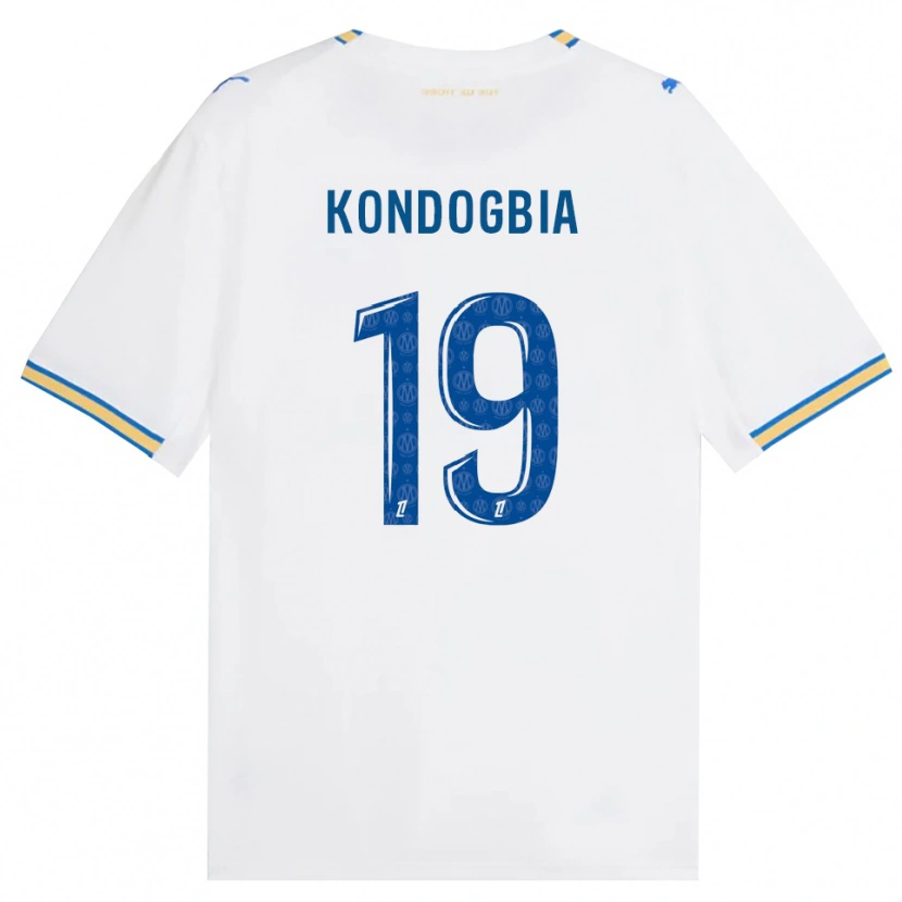 Danxen Pánské Geoffrey Kondogbia #19 Modrá Bílá Domů Hráčské Dresy 2026/27 Dres
