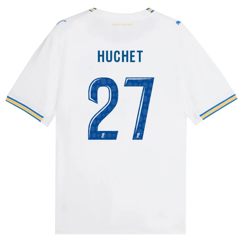 Danxen Pánské Sarah Huchet #27 Modrá Bílá Domů Hráčské Dresy 2026/27 Dres