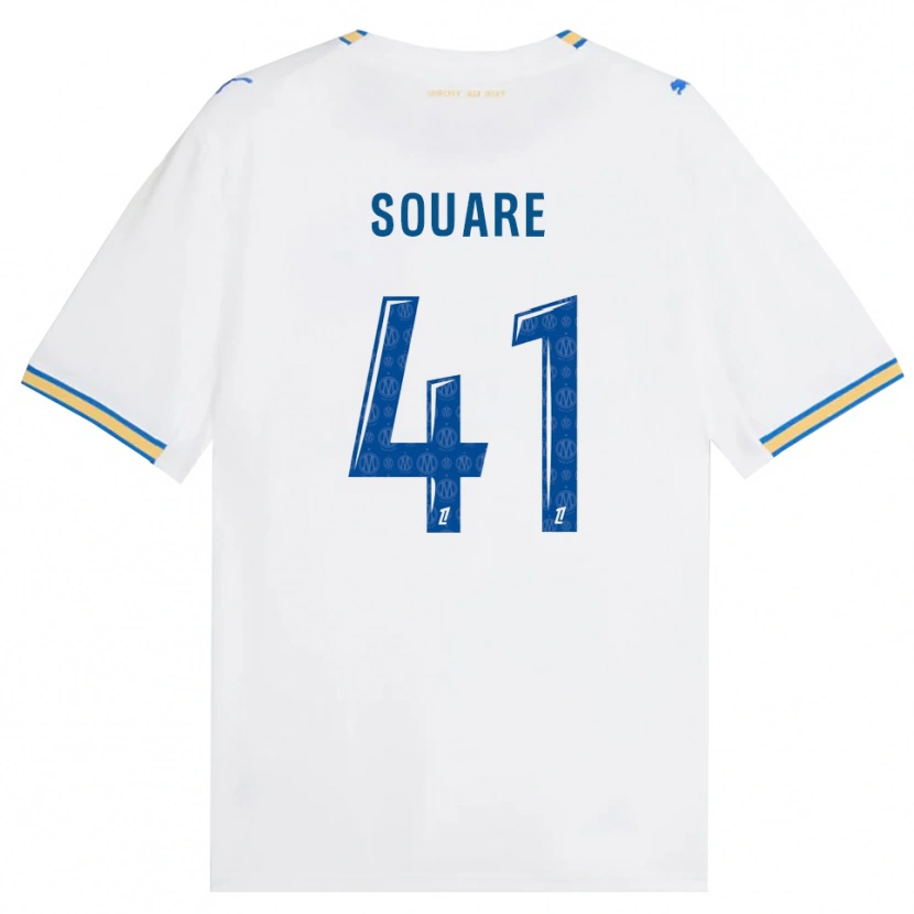Danxen Pánské Cheick Souare #41 Modrá Bílá Domů Hráčské Dresy 2026/27 Dres