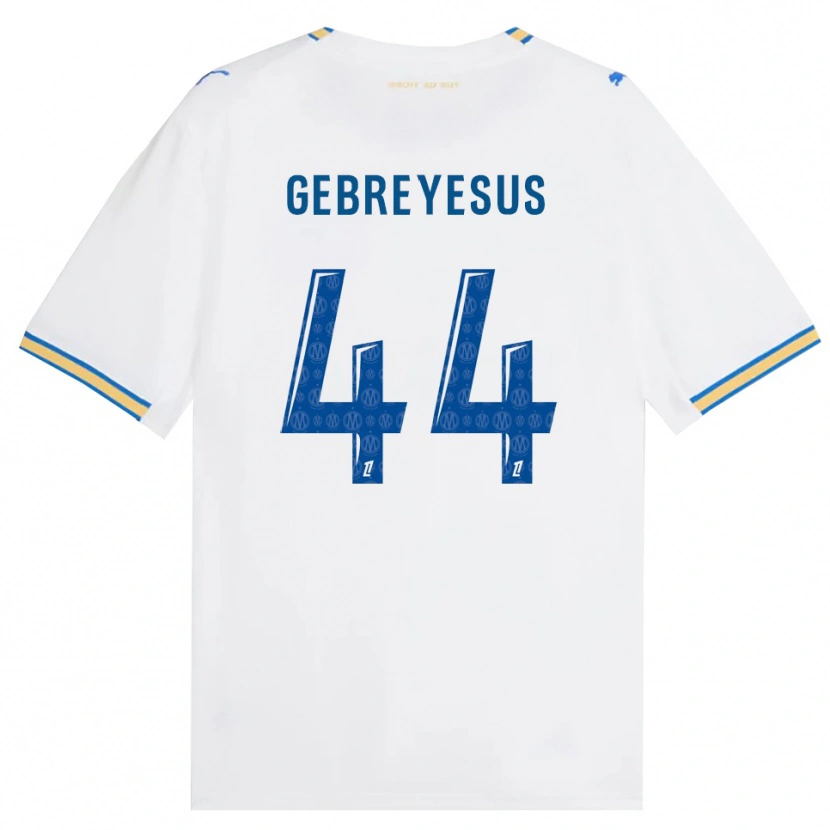 Danxen Pánské Esey Gebreyesus #44 Modrá Bílá Domů Hráčské Dresy 2026/27 Dres