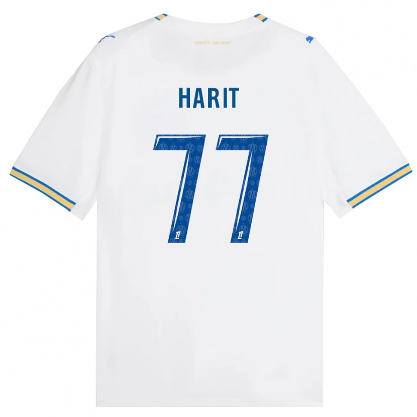 Danxen Pánské Amine Harit #77 Modrá Bílá Domů Hráčské Dresy 2026/27 Dres