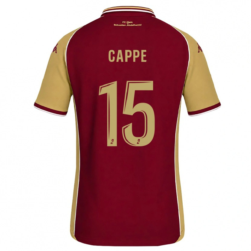 Danxen Pánské Djibril Cappe #15 Zlatohnědá Tmavě Červená Domů Hráčské Dresy 2026/27 Dres