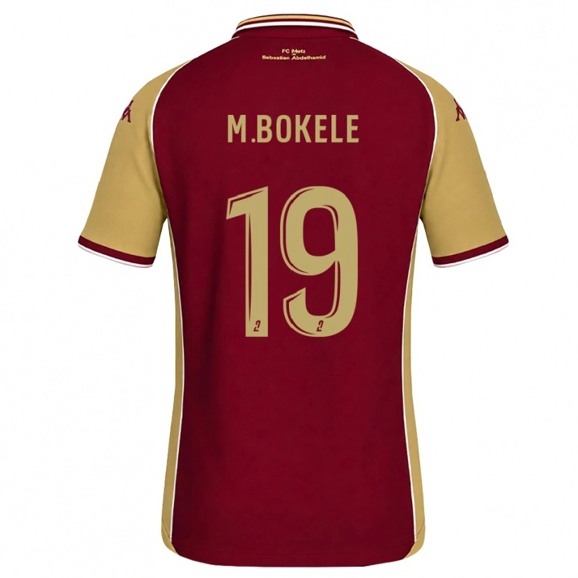 Danxen Pánské Morgan Bokele #19 Zlatohnědá Tmavě Červená Domů Hráčské Dresy 2026/27 Dres