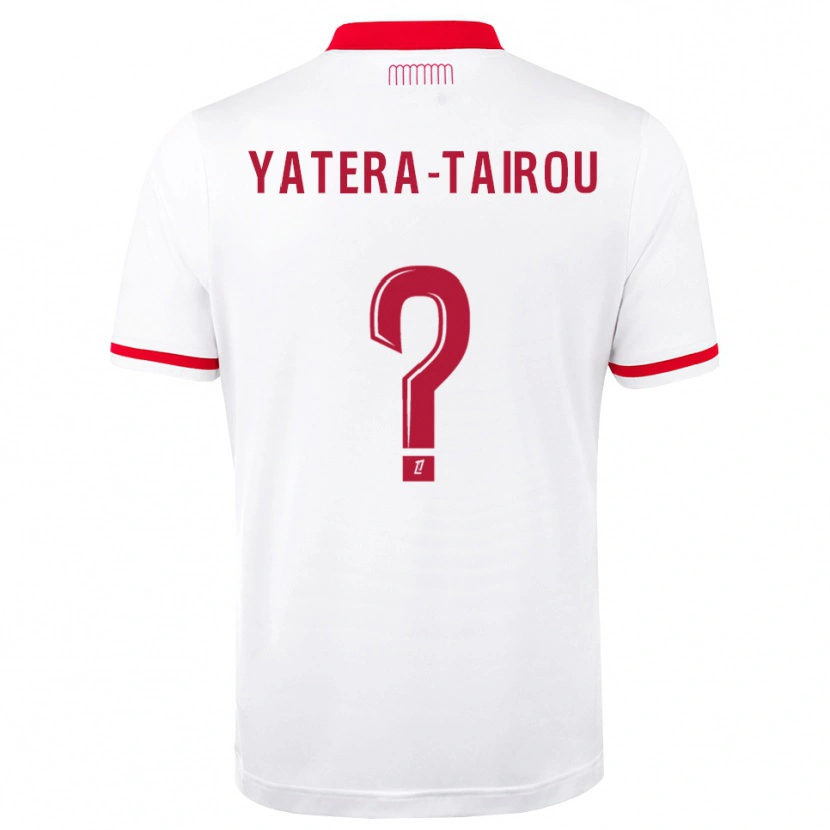 Danxen Pánské Lassana Yatera-Tairou #0 Červená Bílá Domů Hráčské Dresy 2026/27 Dres