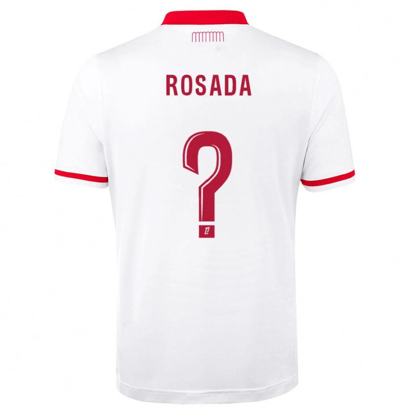 Danxen Pánské Riley Rosada #0 Červená Bílá Domů Hráčské Dresy 2026/27 Dres