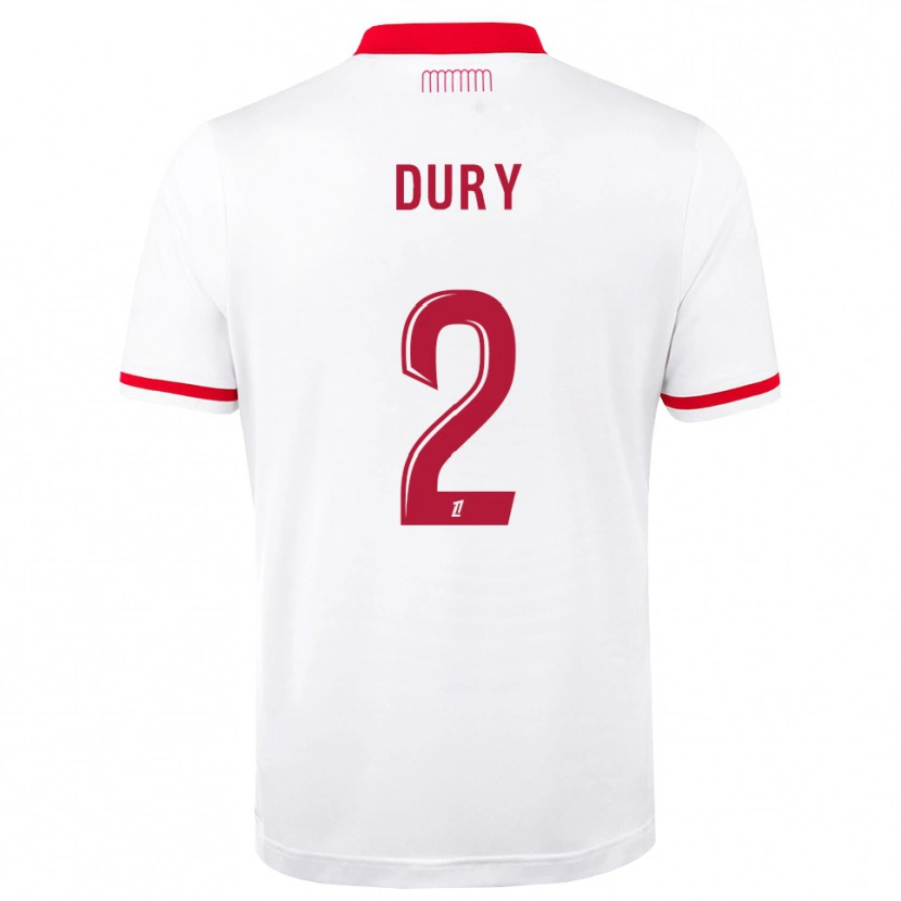 Danxen Pánské Eloan Dury #2 Červená Bílá Domů Hráčské Dresy 2026/27 Dres