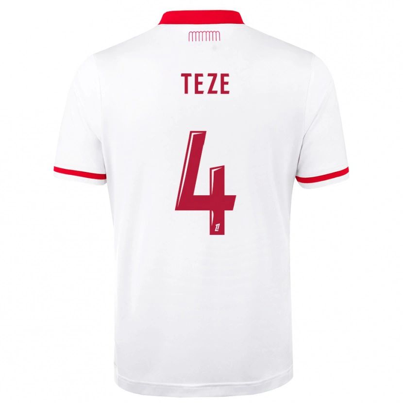 Danxen Pánské Jordan Teze #4 Červená Bílá Domů Hráčské Dresy 2026/27 Dres