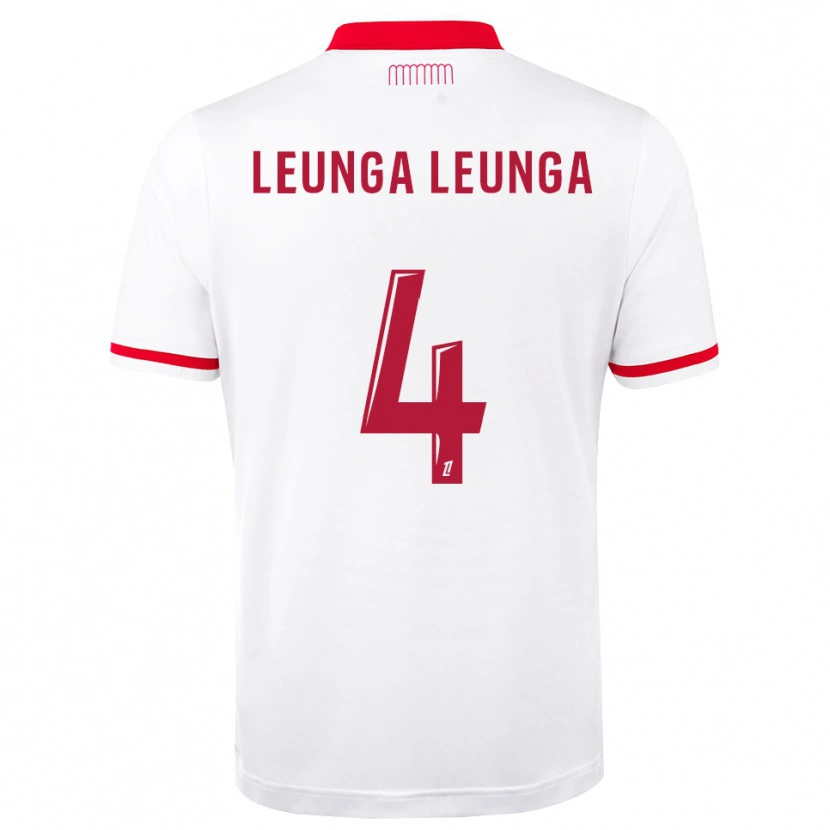 Danxen Pánské Daryl Leunga Leunga #4 Červená Bílá Domů Hráčské Dresy 2026/27 Dres