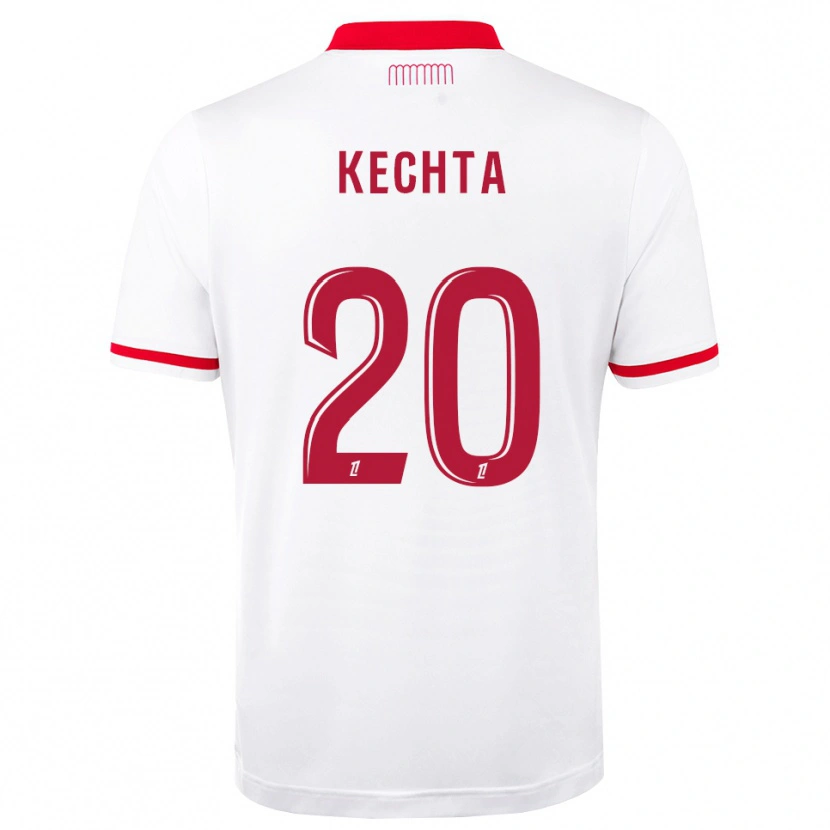 Danxen Pánské Amine Kechta #20 Červená Bílá Domů Hráčské Dresy 2026/27 Dres
