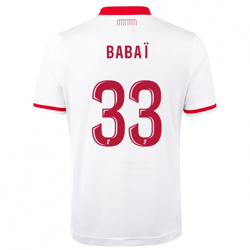 Danxen Pánské Nazim Babaï #33 Červená Bílá Domů Hráčské Dresy 2026/27 Dres