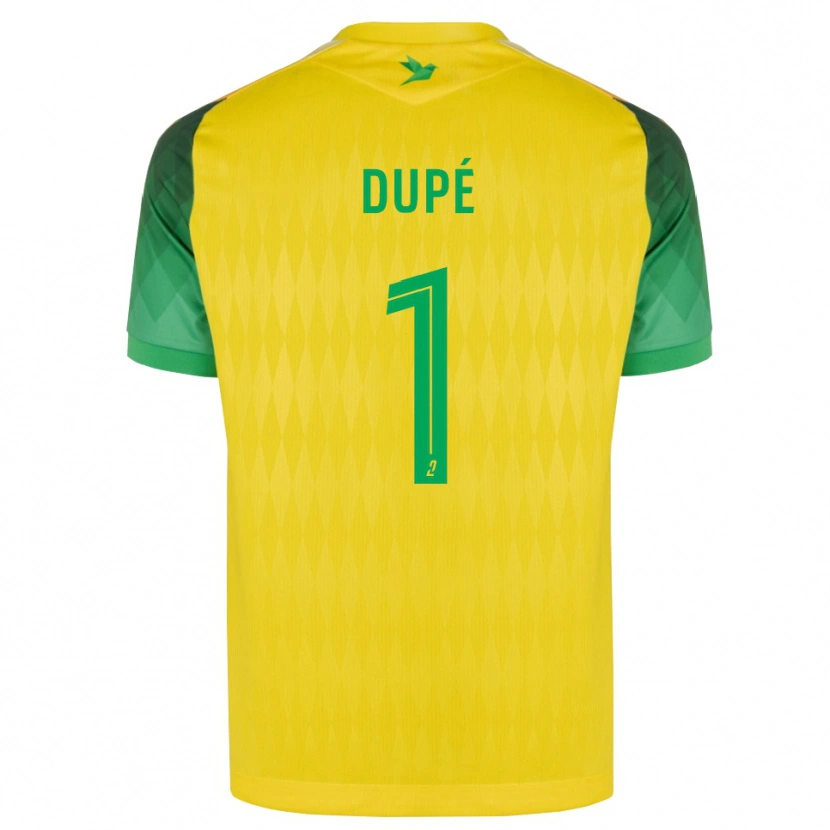 Danxen Pánské Maxime Dupé #1 Žlutá Zelená Červená Domů Hráčské Dresy 2026/27 Dres