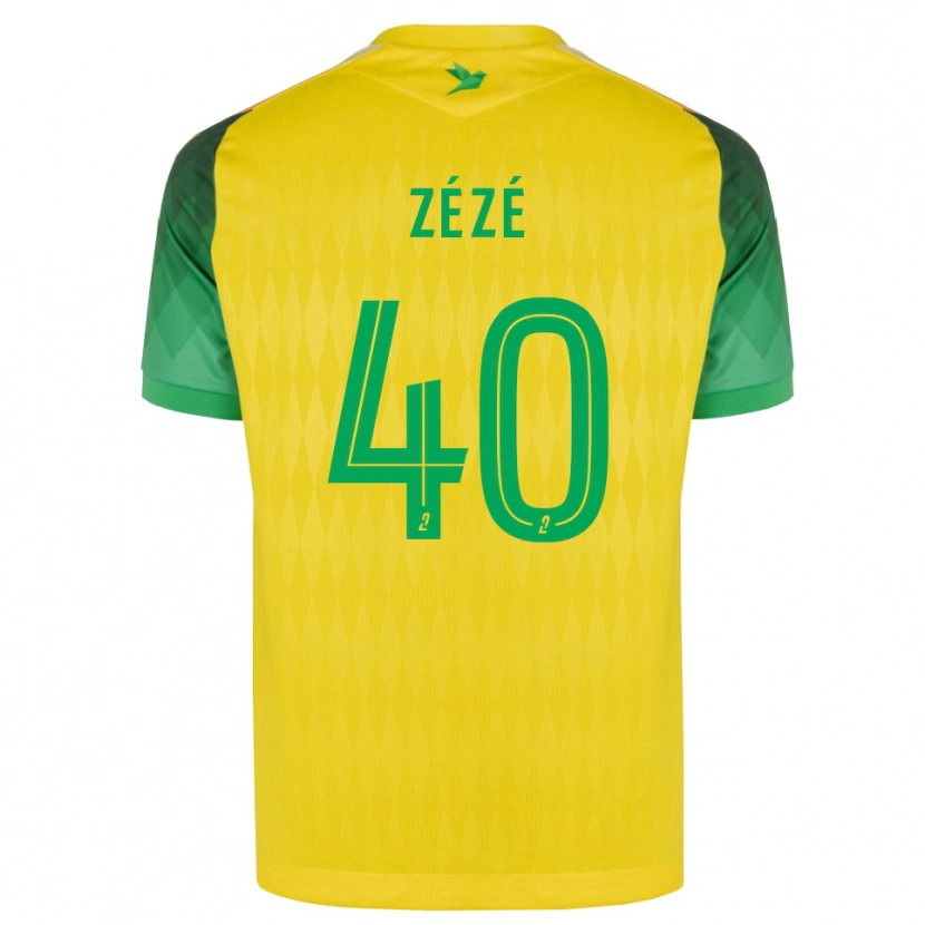 Danxen Pánské Yanel Zézé #40 Žlutá Zelená Červená Domů Hráčské Dresy 2026/27 Dres