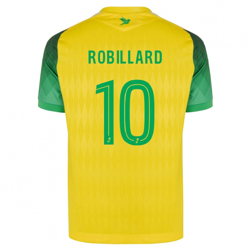 Danxen Pánské Camille Robillard #10 Žlutá Zelená Červená Domů Hráčské Dresy 2026/27 Dres