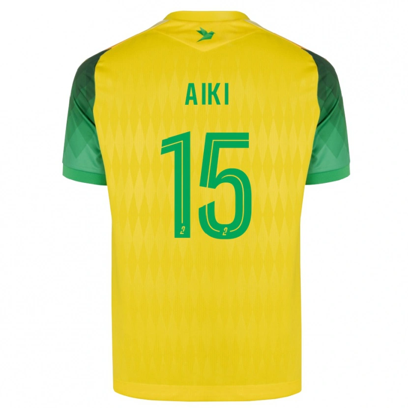 Danxen Pánské Amed Aiki #15 Žlutá Zelená Červená Domů Hráčské Dresy 2026/27 Dres