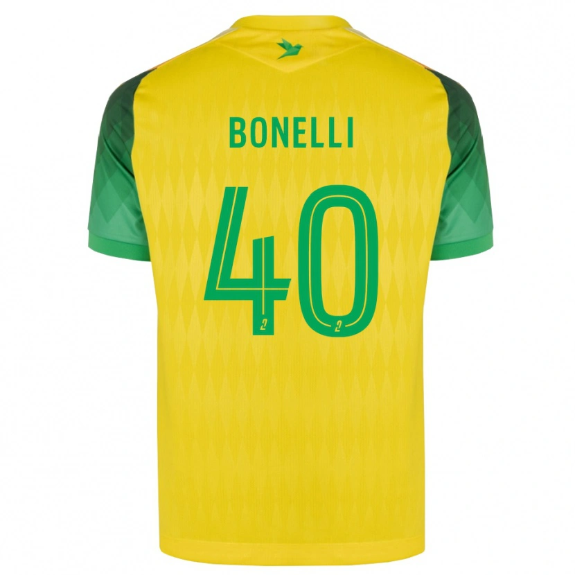 Danxen Pánské Lucas Bonelli #40 Žlutá Zelená Červená Domů Hráčské Dresy 2026/27 Dres