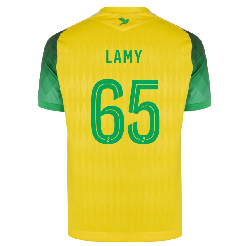 Danxen Pánské Hugo Lamy #65 Žlutá Zelená Červená Domů Hráčské Dresy 2026/27 Dres