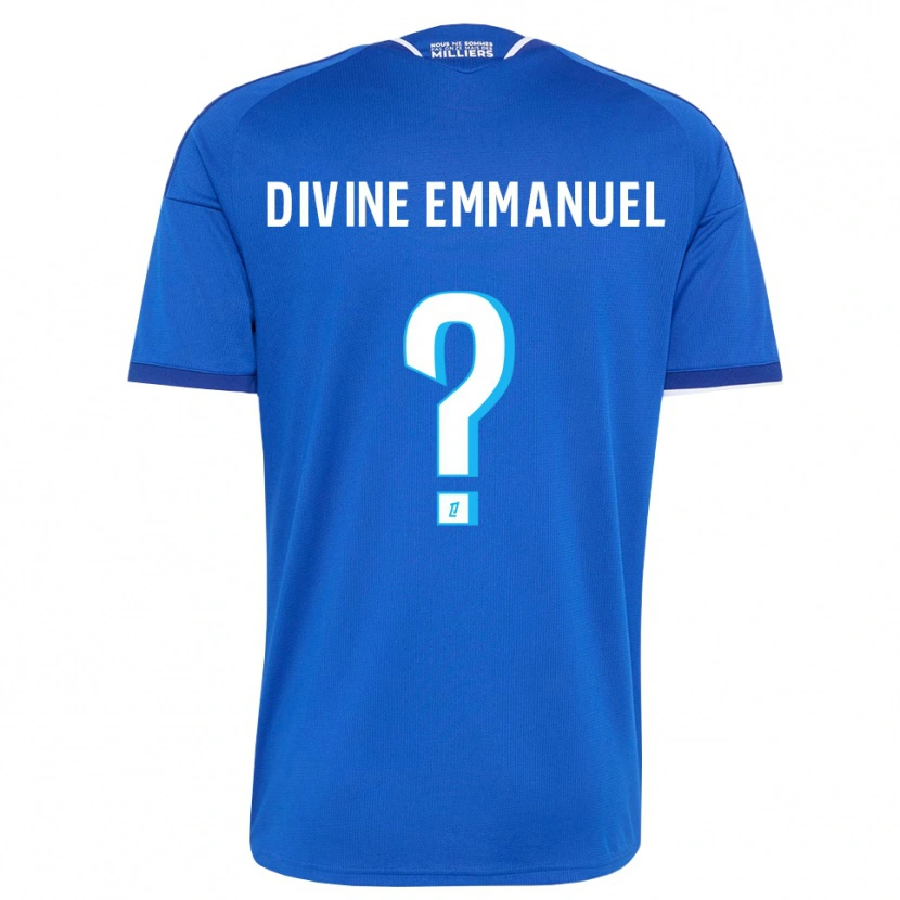 Danxen Pánské Victor Divine Emmanuel #0 Královská Modř Bílá Domů Hráčské Dresy 2026/27 Dres