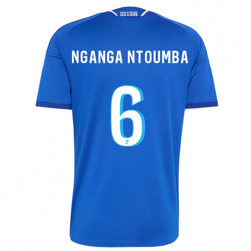 Danxen Pánské Monfils Nganga Ntoumba #6 Královská Modř Bílá Domů Hráčské Dresy 2026/27 Dres