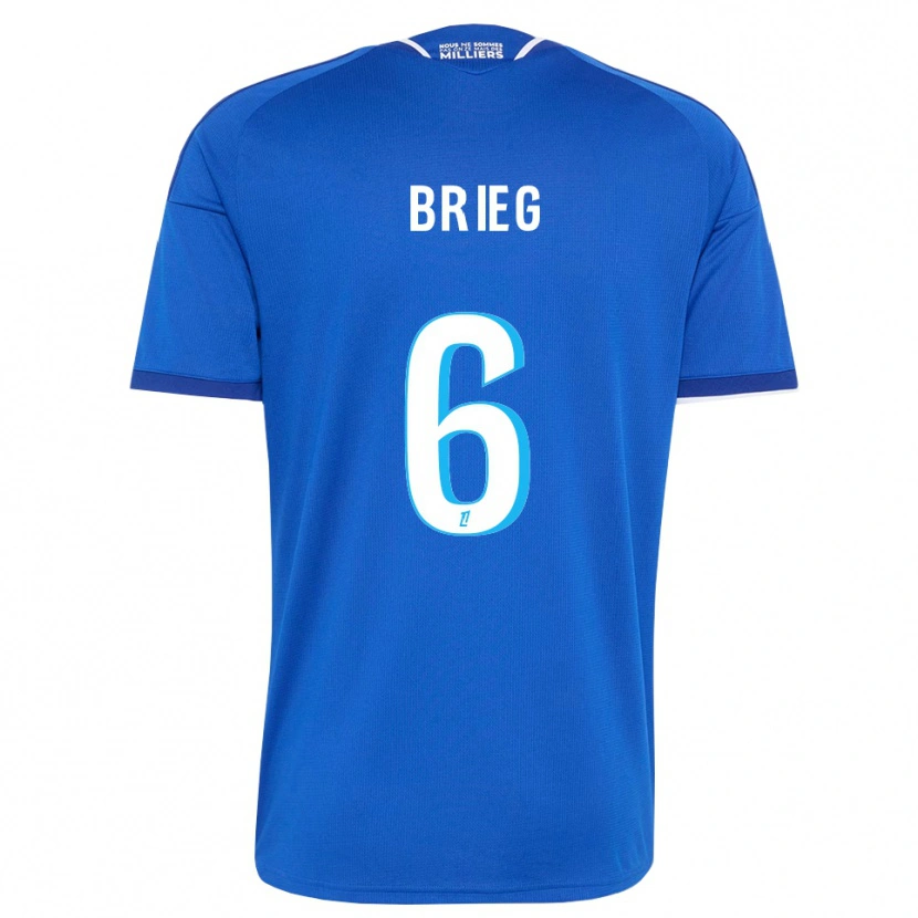 Danxen Pánské Redouan Brieg #6 Královská Modř Bílá Domů Hráčské Dresy 2026/27 Dres