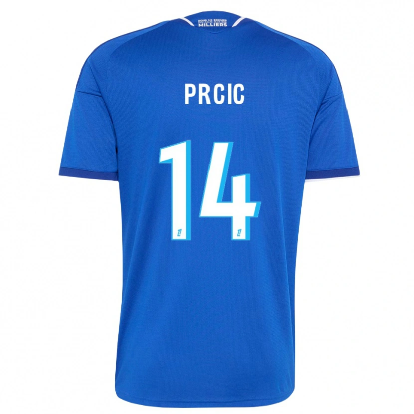 Danxen Pánské Sanjin Prcic #14 Královská Modř Bílá Domů Hráčské Dresy 2026/27 Dres