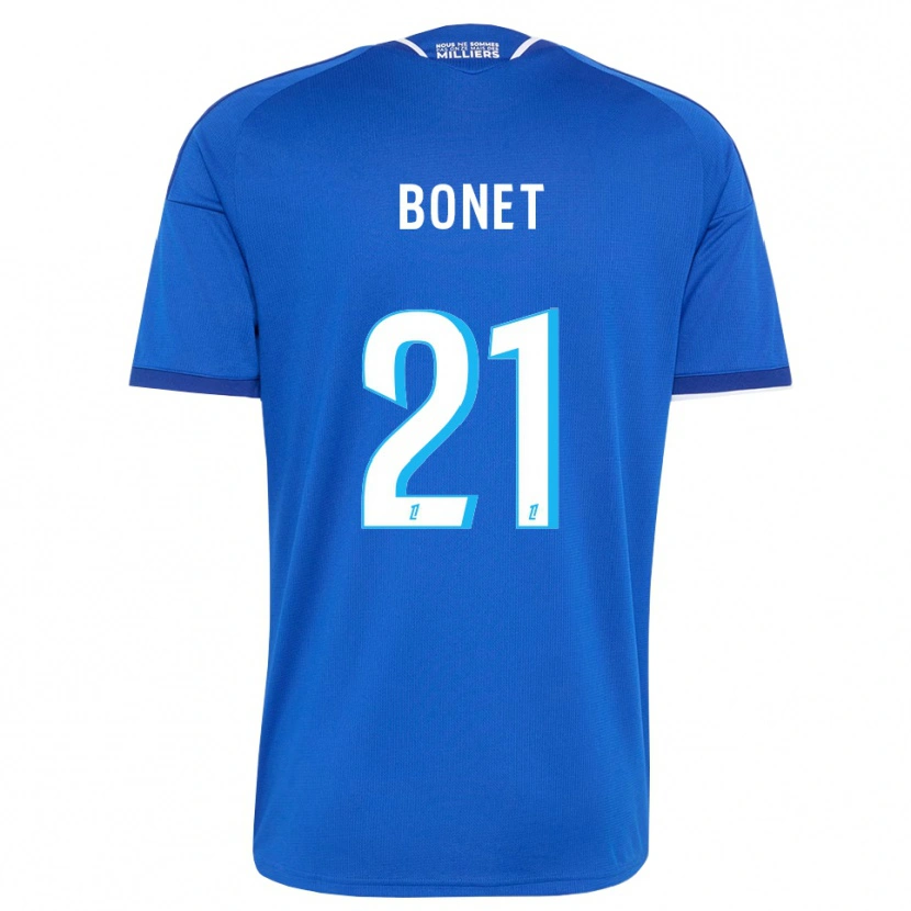 Danxen Pánské Élise Bonet #21 Královská Modř Bílá Domů Hráčské Dresy 2026/27 Dres