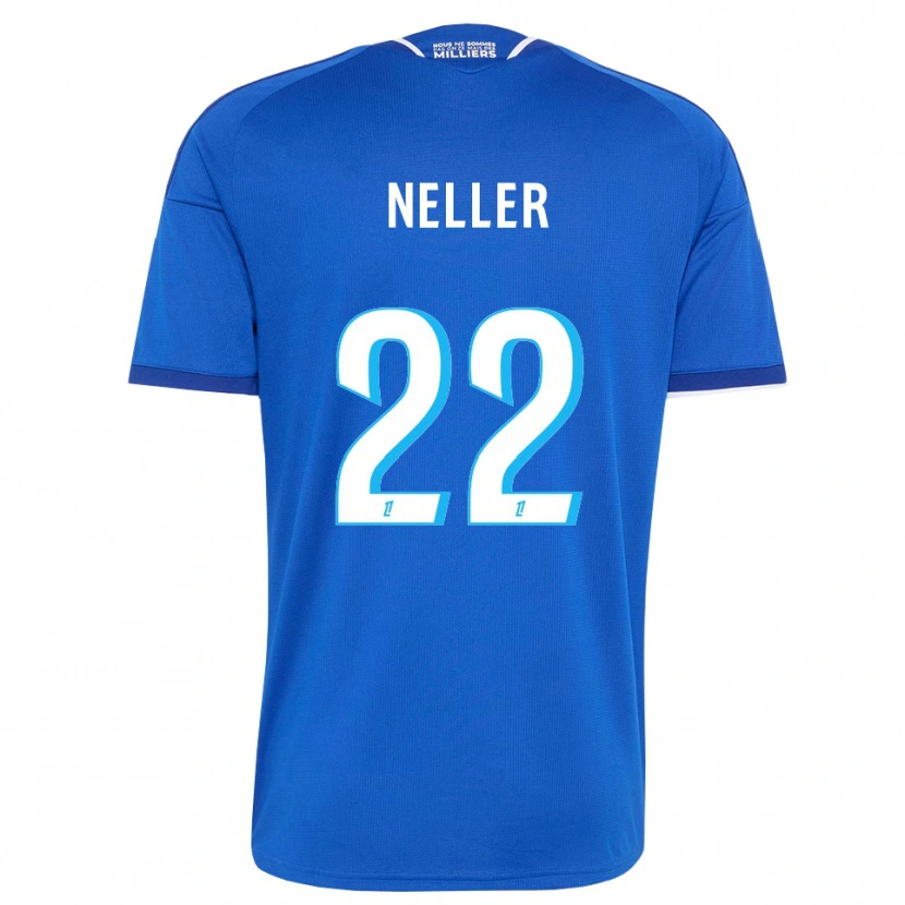 Danxen Pánské Chloé Neller #22 Královská Modř Bílá Domů Hráčské Dresy 2026/27 Dres