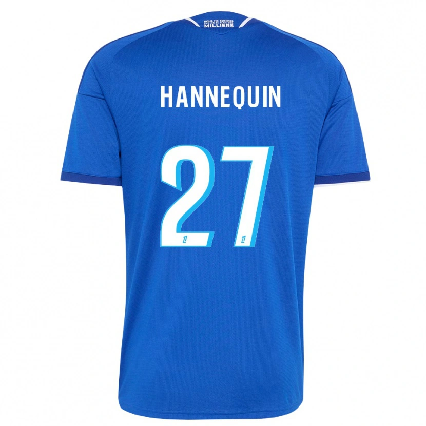 Danxen Pánské Laurine Hannequin #27 Královská Modř Bílá Domů Hráčské Dresy 2026/27 Dres