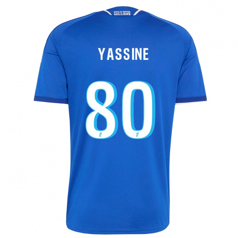 Danxen Pánské Gessime Yassine #80 Královská Modř Bílá Domů Hráčské Dresy 2026/27 Dres