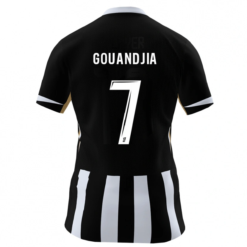 Danxen Pánské Andy Gouandjia #7 Černá Modrá Domů Hráčské Dresy 2026/27 Dres