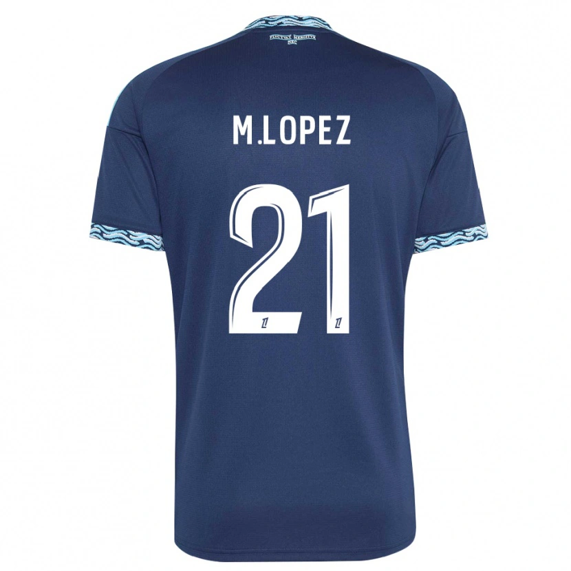 Danxen Pánské Maxime Lopez #21 Ocelově Modrá Bílá Domů Hráčské Dresy 2026/27 Dres