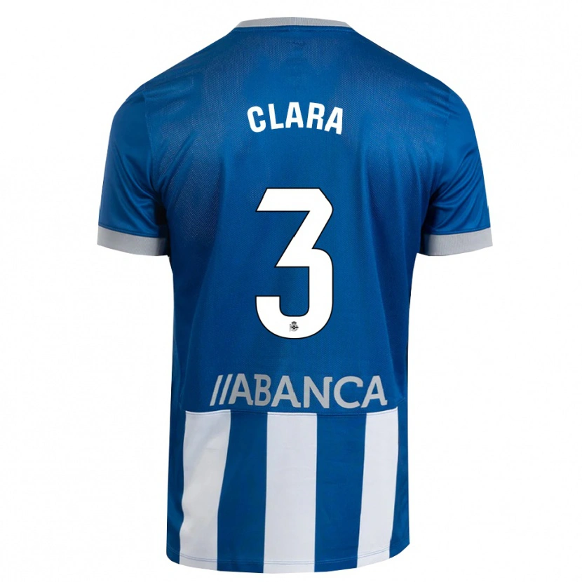 Danxen Pánské Clara Rodríguez #3 Modrá Šedá Bílá Domů Hráčské Dresy 2026/27 Dres
