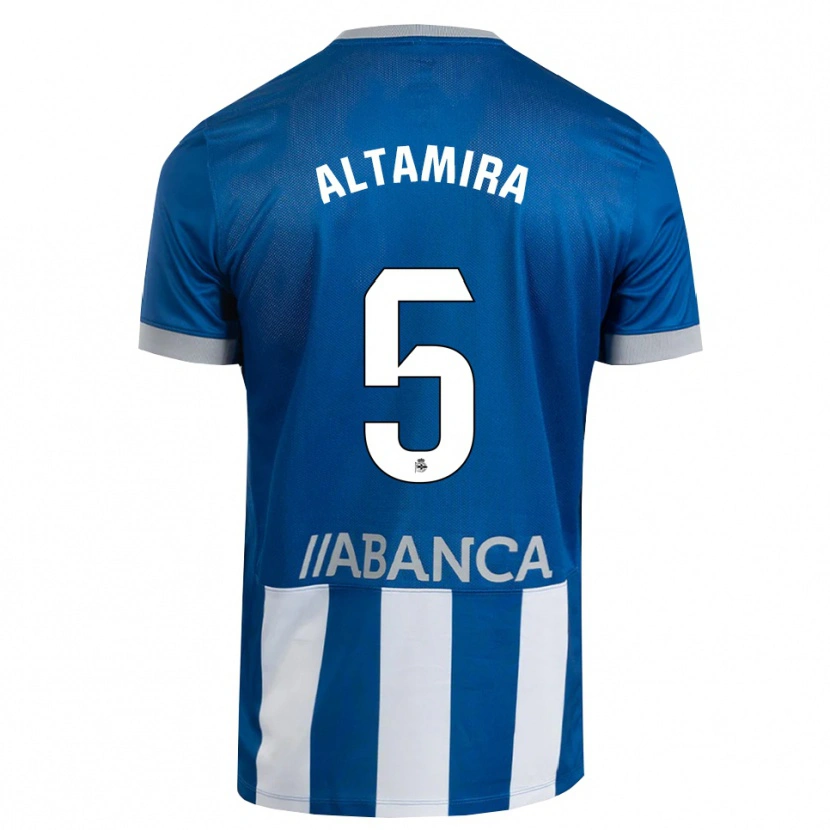 Danxen Pánské Inés Altamira #5 Modrá Šedá Bílá Domů Hráčské Dresy 2026/27 Dres