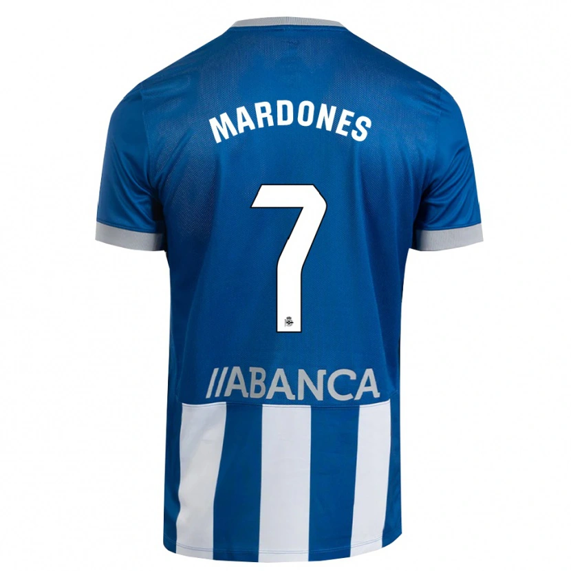 Danxen Pánské Alvaro Mardones #7 Modrá Šedá Bílá Domů Hráčské Dresy 2026/27 Dres