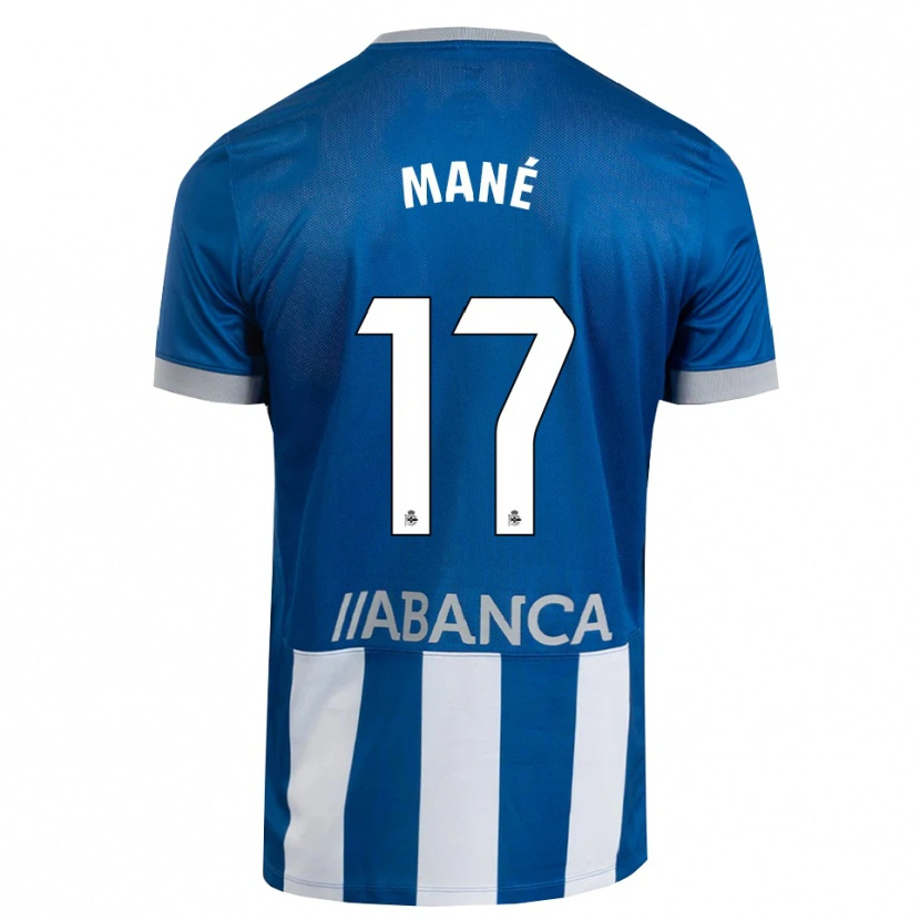 Danxen Pánské Alioune Mané #17 Modrá Šedá Bílá Domů Hráčské Dresy 2026/27 Dres