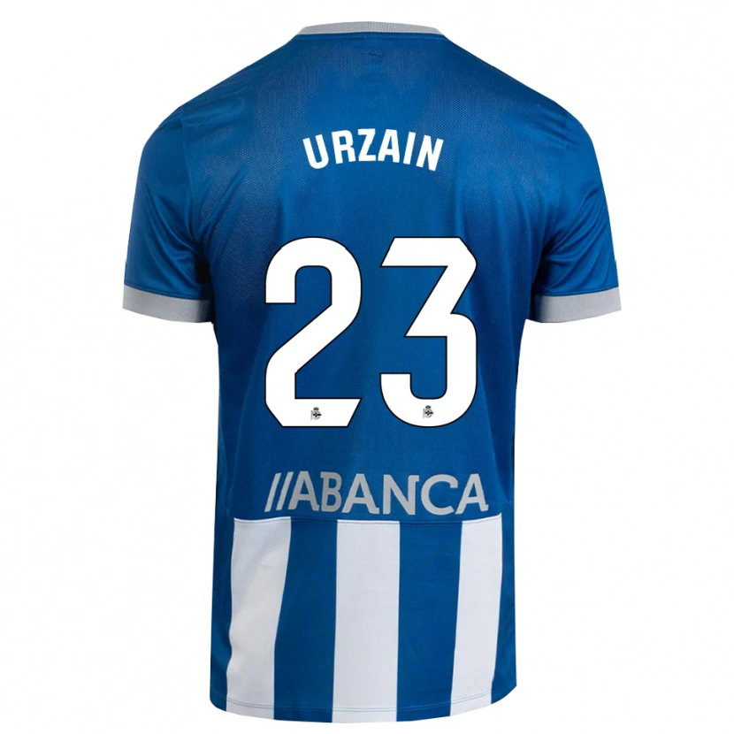 Danxen Pánské Fabián Urzain #23 Modrá Šedá Bílá Domů Hráčské Dresy 2026/27 Dres