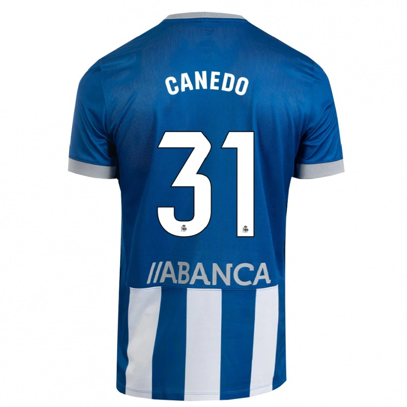 Danxen Pánské Damián Canedo #31 Modrá Šedá Bílá Domů Hráčské Dresy 2026/27 Dres