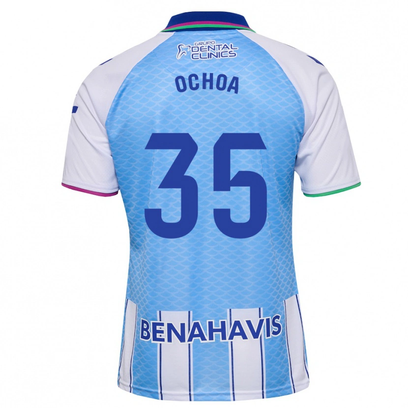 Danxen Pánské Aarón Ochoa #35 Tmavě Nebesky Modrá Bílá Domů Hráčské Dresy 2026/27 Dres