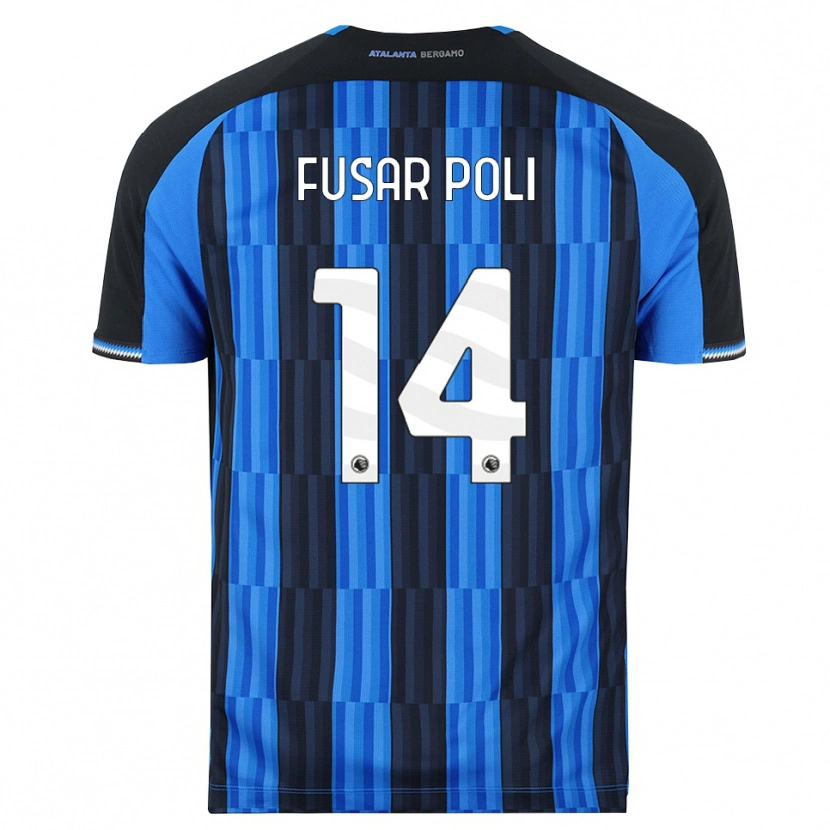 Danxen Pánské Giulia Fusar Poli #14 Modrá Černá Červená Domů Hráčské Dresy 2026/27 Dres