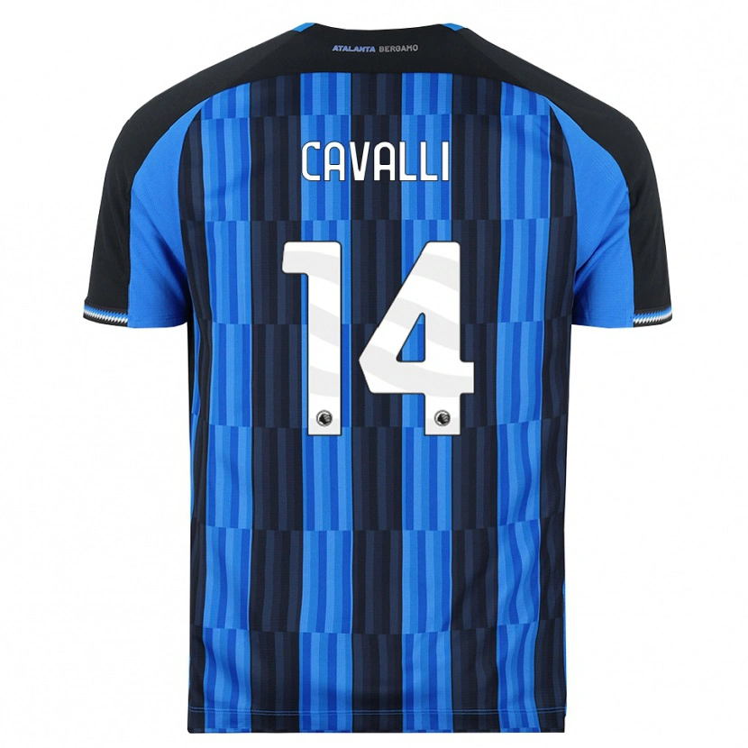 Danxen Pánské Tommaso Cavalli #14 Modrá Černá Červená Domů Hráčské Dresy 2026/27 Dres