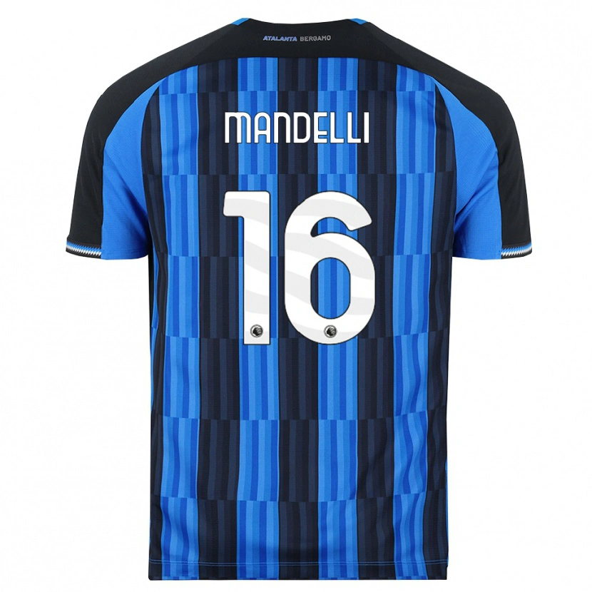 Danxen Pánské Giulia Mandelli #16 Modrá Černá Červená Domů Hráčské Dresy 2026/27 Dres