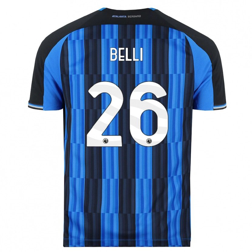 Danxen Pánské Manuel Belli #26 Modrá Černá Červená Domů Hráčské Dresy 2026/27 Dres
