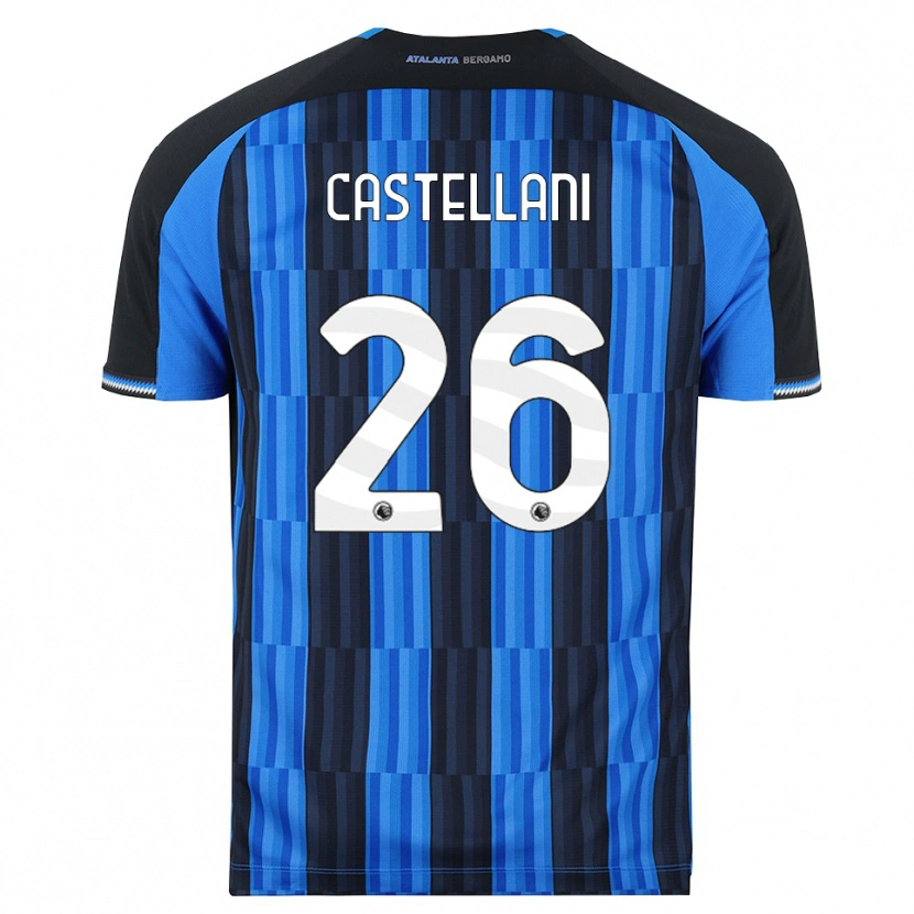 Danxen Pánské Eleonora Castellani #26 Modrá Černá Červená Domů Hráčské Dresy 2026/27 Dres