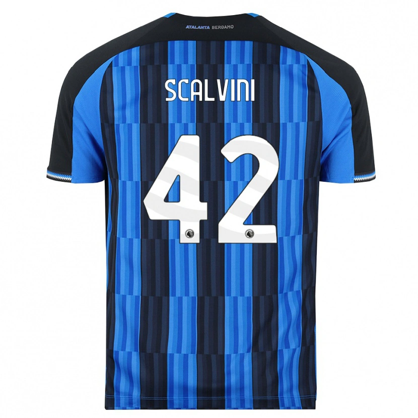 Danxen Pánské Giorgio Scalvini #42 Modrá Černá Červená Domů Hráčské Dresy 2026/27 Dres