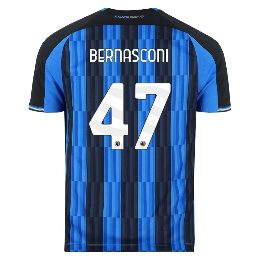 Danxen Pánské Lorenzo Bernasconi #47 Modrá Černá Červená Domů Hráčské Dresy 2026/27 Dres