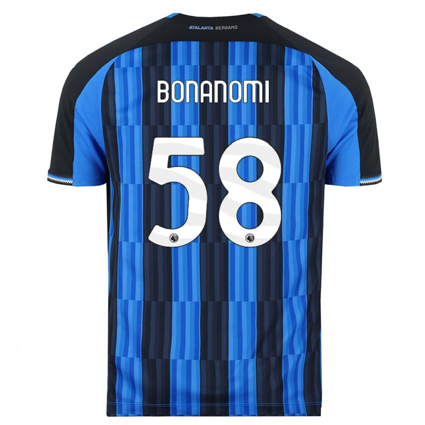 Danxen Pánské Andrea Bonanomi #58 Modrá Černá Červená Domů Hráčské Dresy 2026/27 Dres